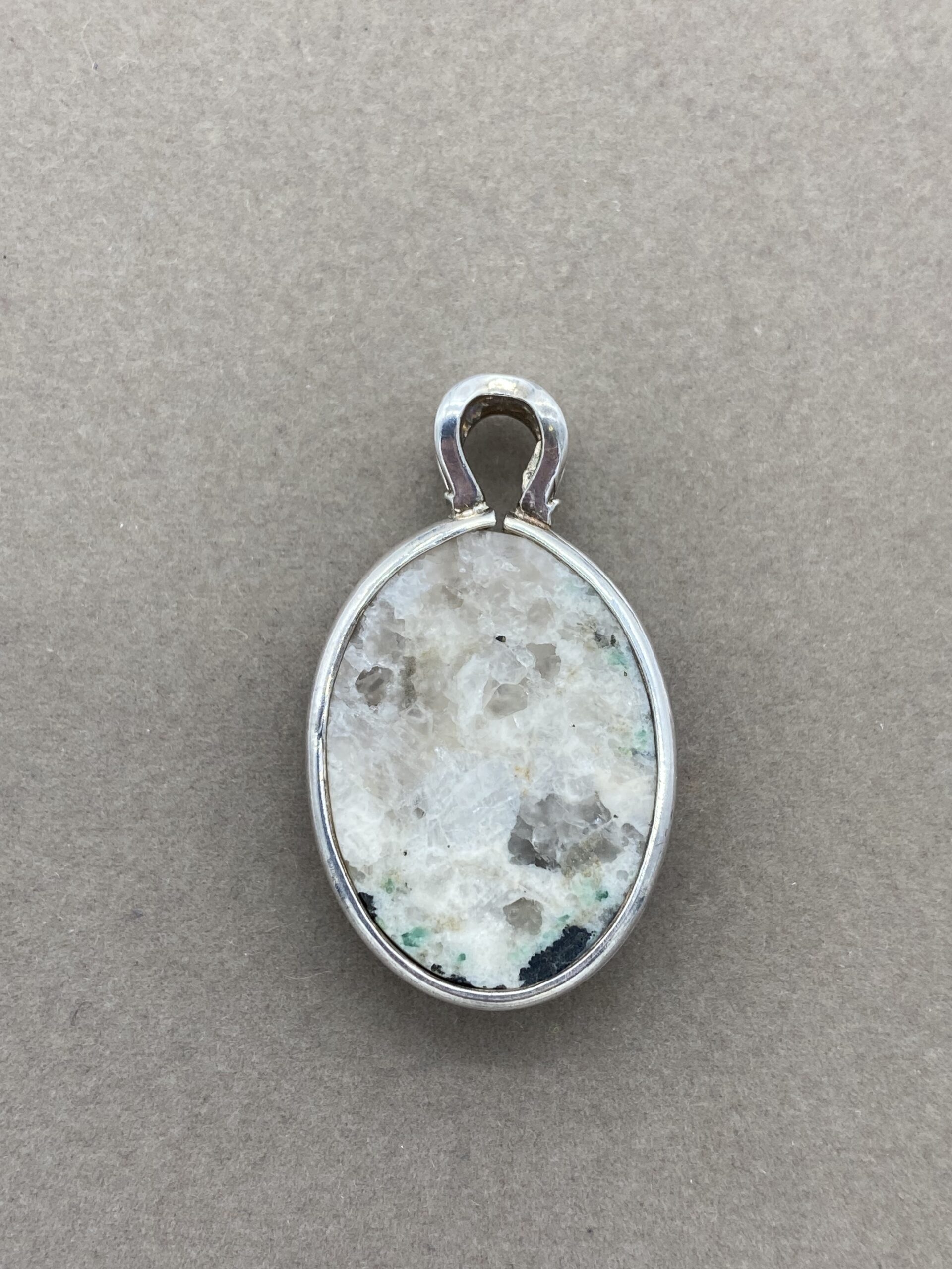 Crabtree Emerald pendant back