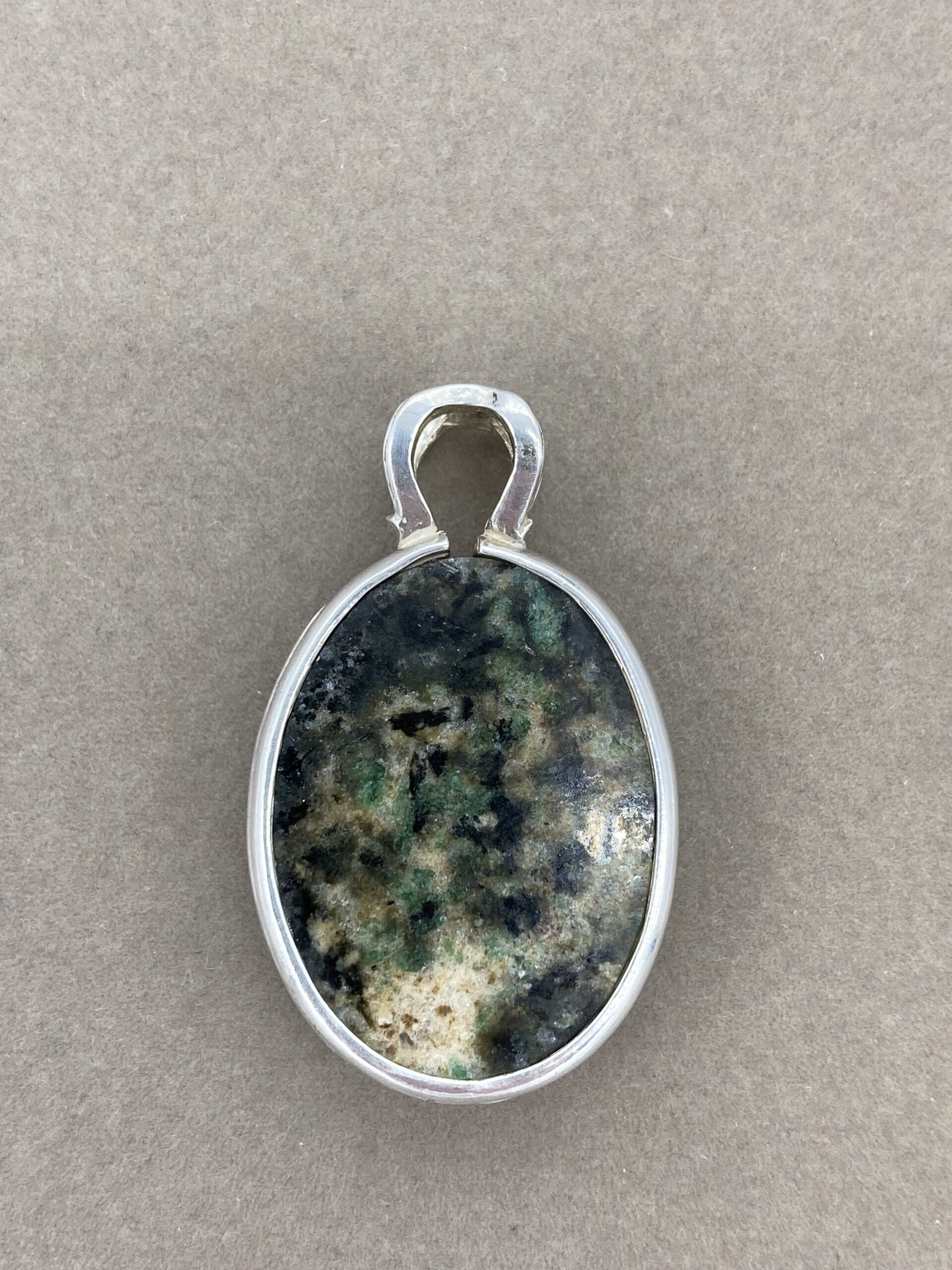 Crabtree Emerald pendant back