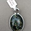 Crabtree Emerald Sterling Silver Pendant
