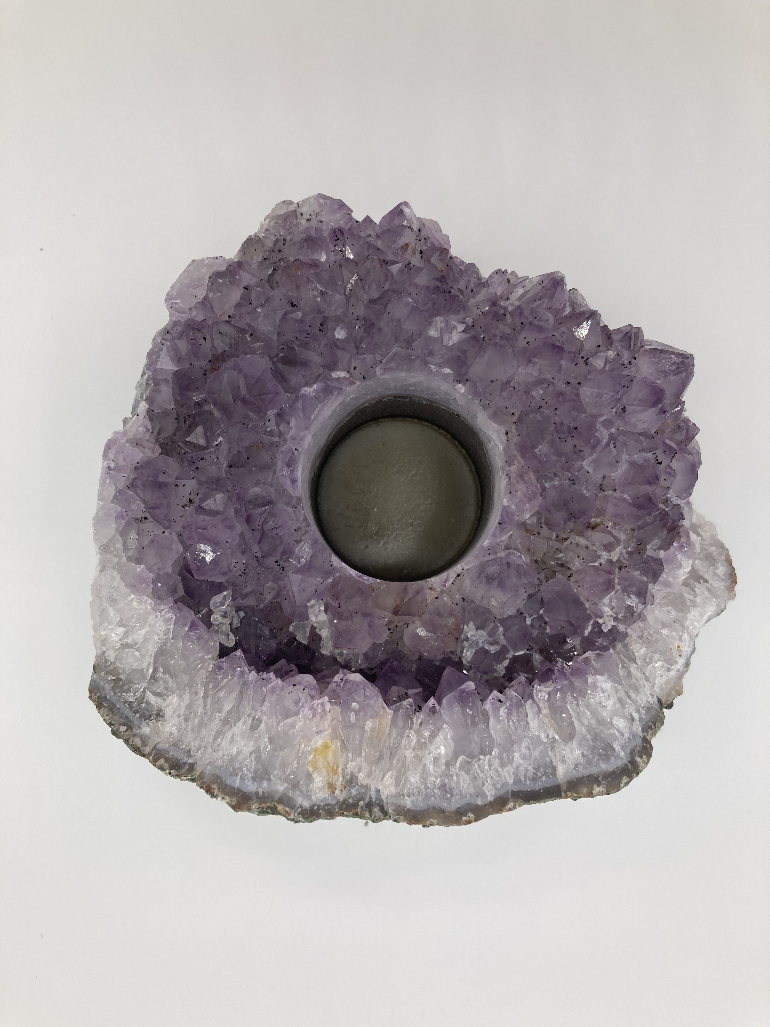 Amethyst Candle Holder 1