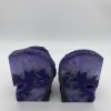 Purple Agate Bookends BE-16 2