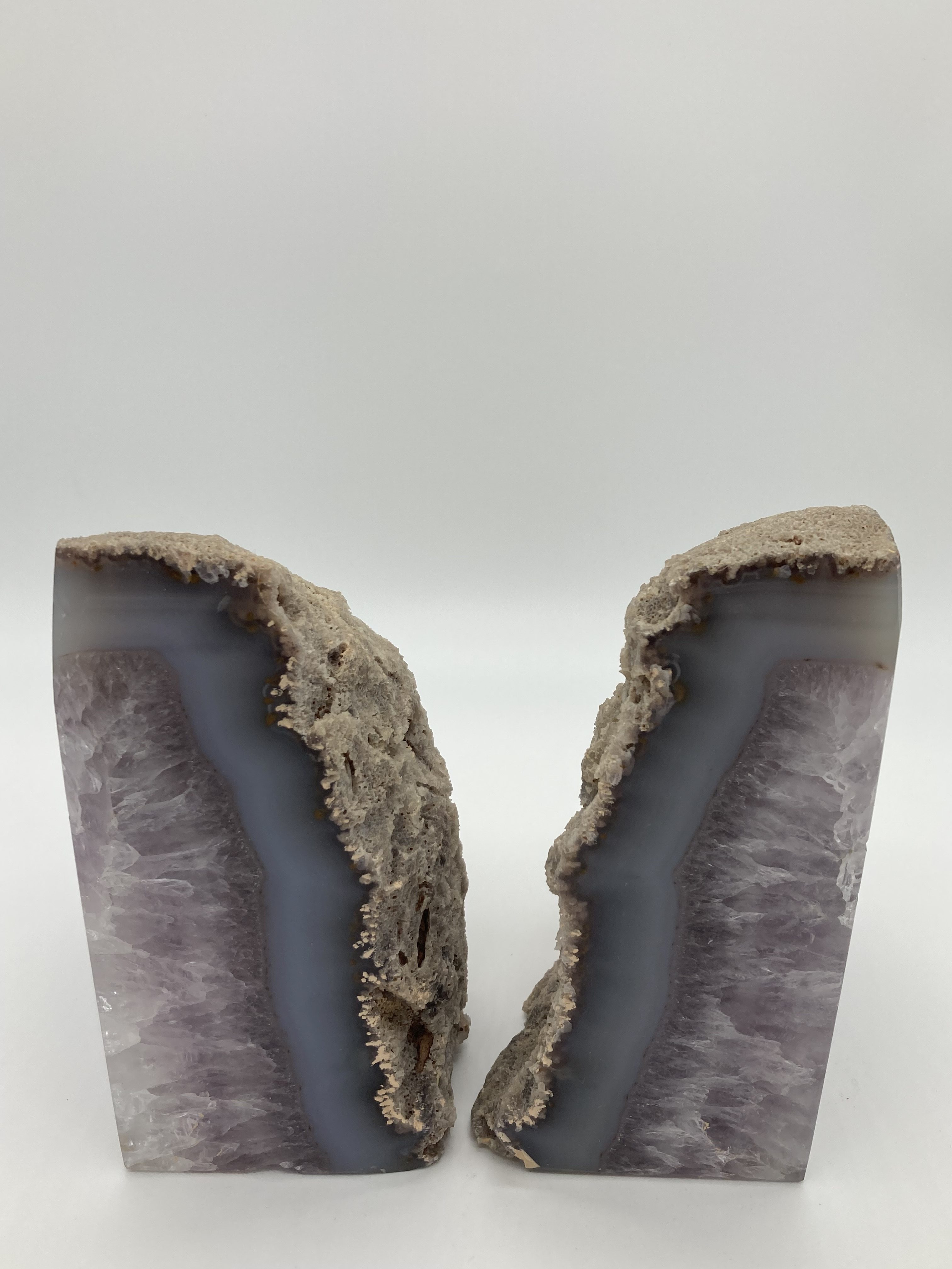 Agate Amethyst Bookends 3