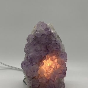 Amethyst crystal lamp