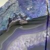 Purple Agate Geode Bookends