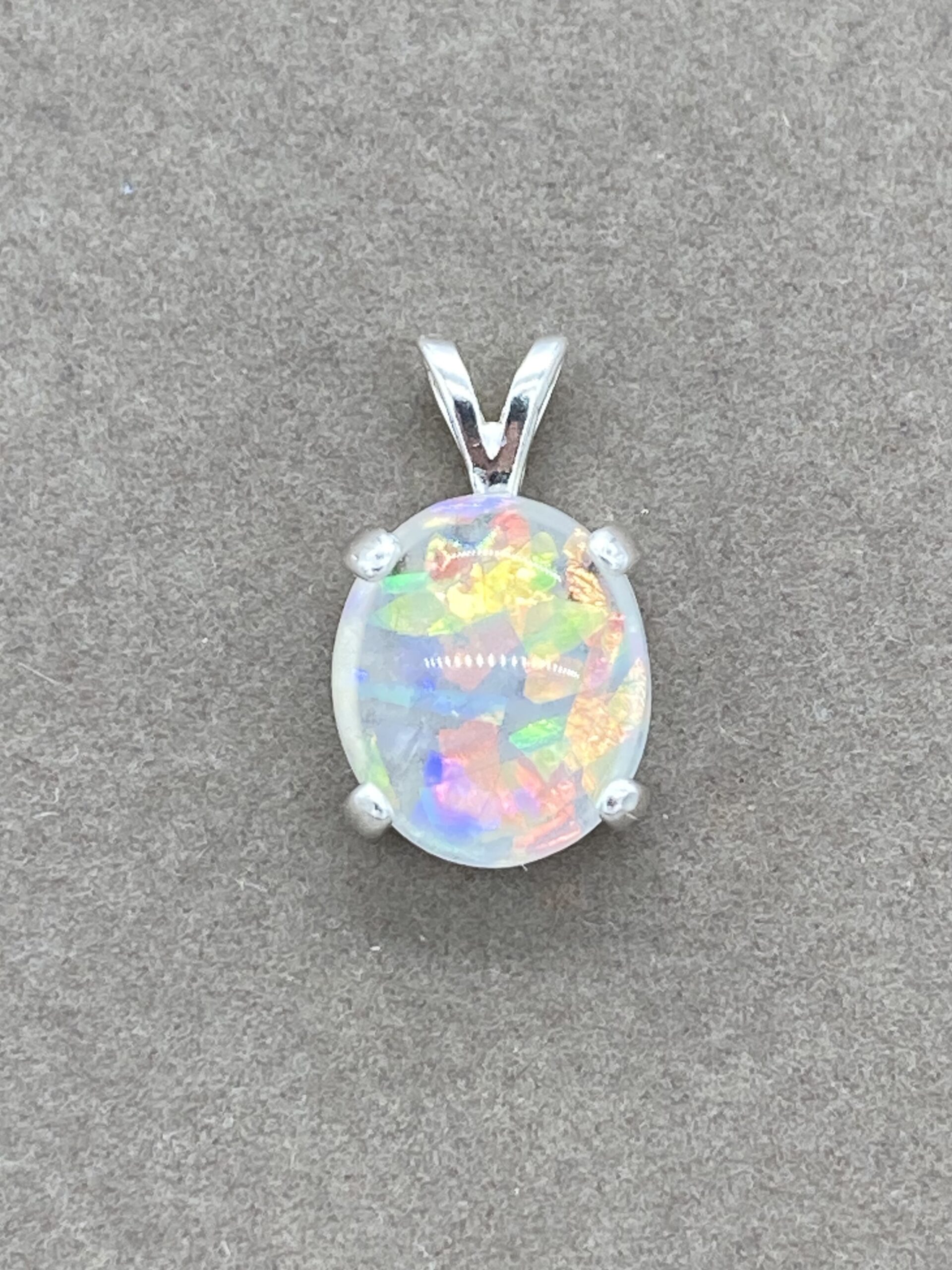 Slocum Opal pendant closeup