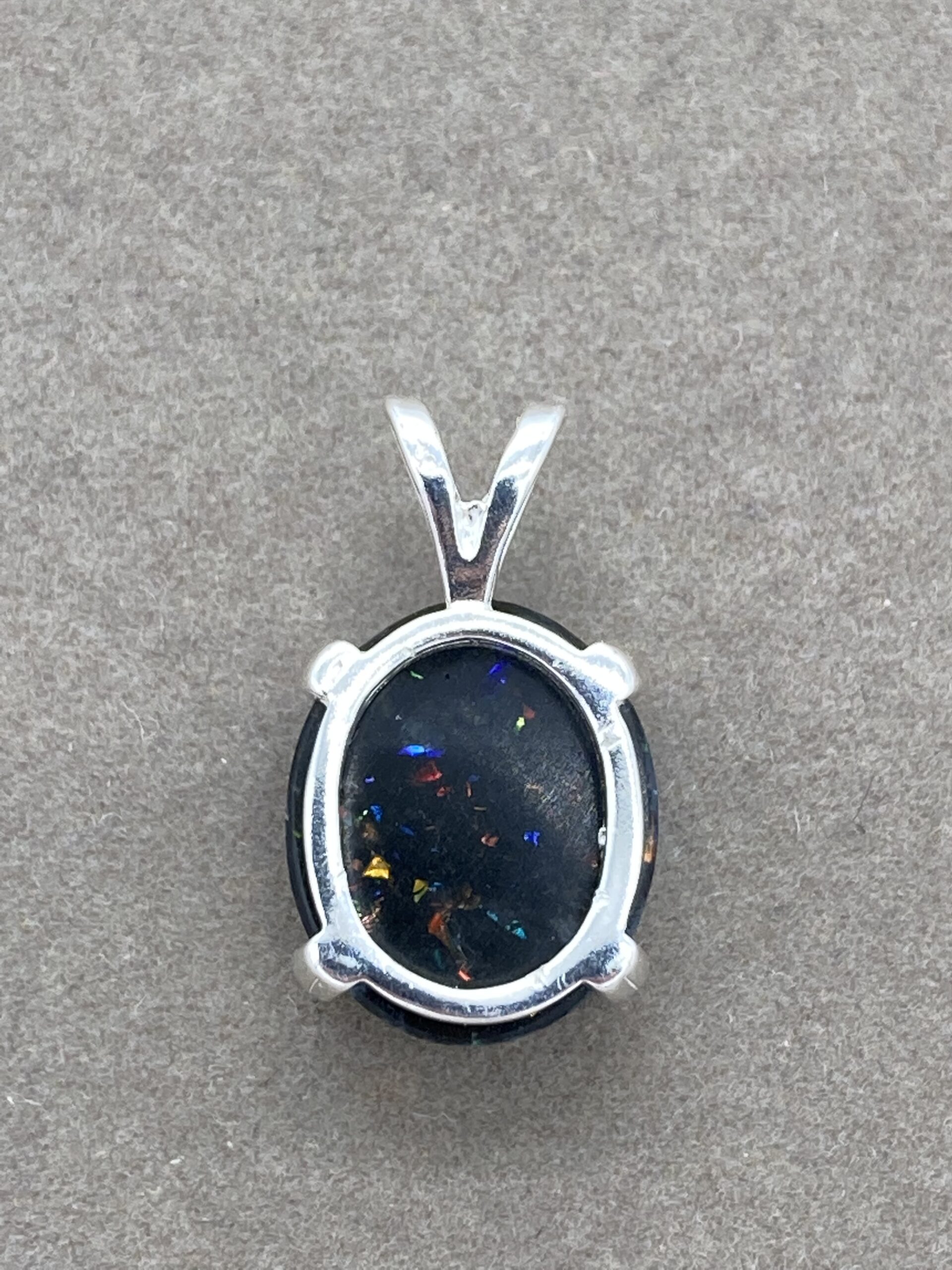 Slocum Opal pendant back