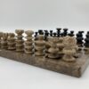 Onyx chess set closeup