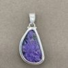 Charoite pendant back