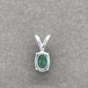 Emerald pendant back