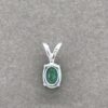 Emerald pendant back