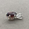 Garnet pendant side