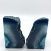 Teal Agate bookends insides