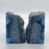 Blue Agate bookends insides